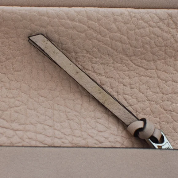 Coach Powder Pink Bleecker Mini Riley Carryall Top Handle Bag Leather 27923 - Picture 9 of 16